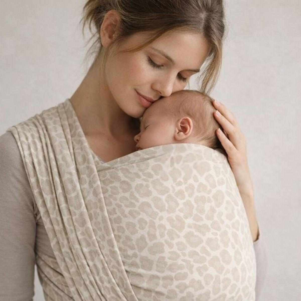 BABYTRAGETUCH Gewebtes Tragetuch kbA - Creme, Textil (70/0.1/540cm) - Hoppediz