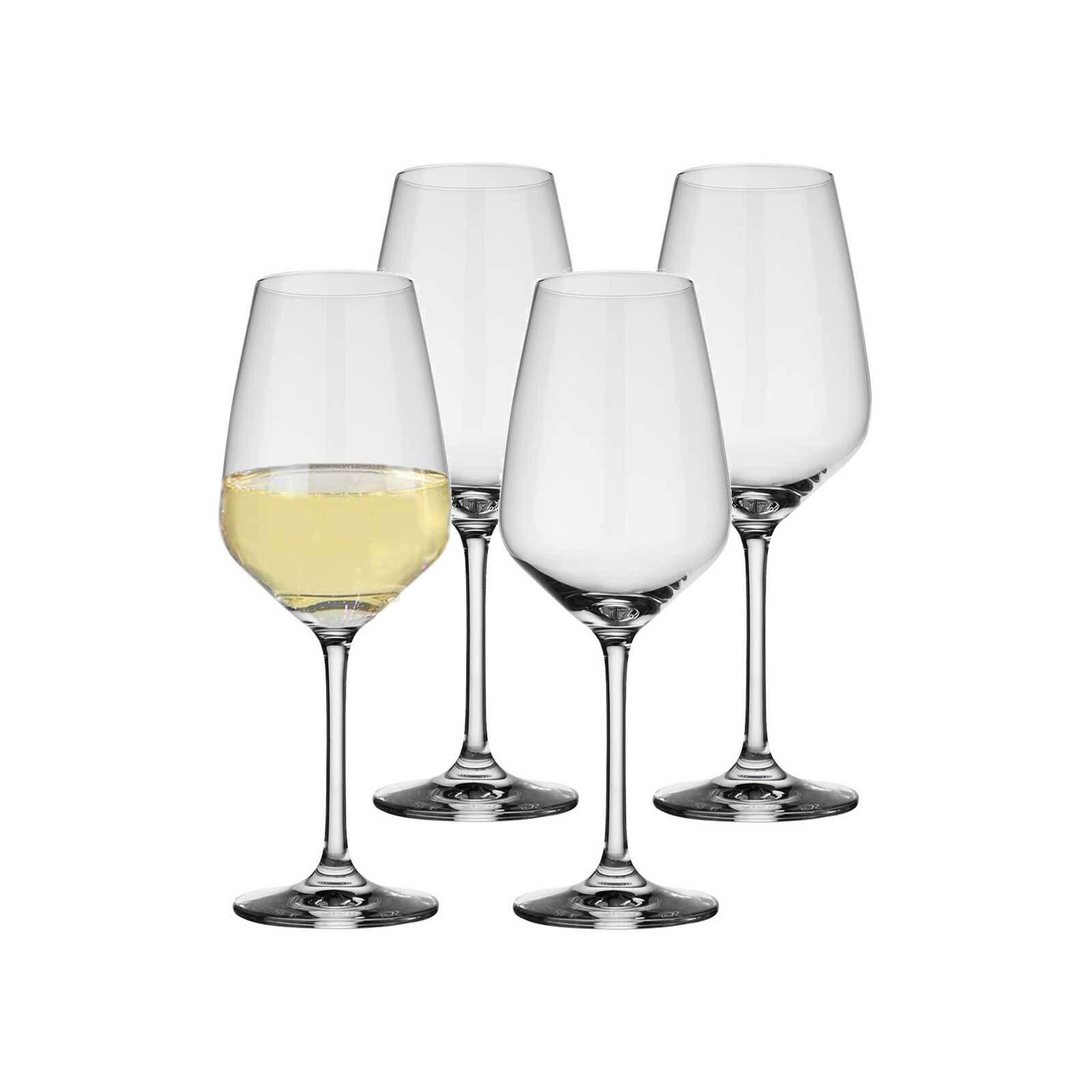WEISSWEINGLÄSER Voice Basic transparent 280 ml 4er Set - Transparent, Glas (0.001L) - Villeroy & Boch