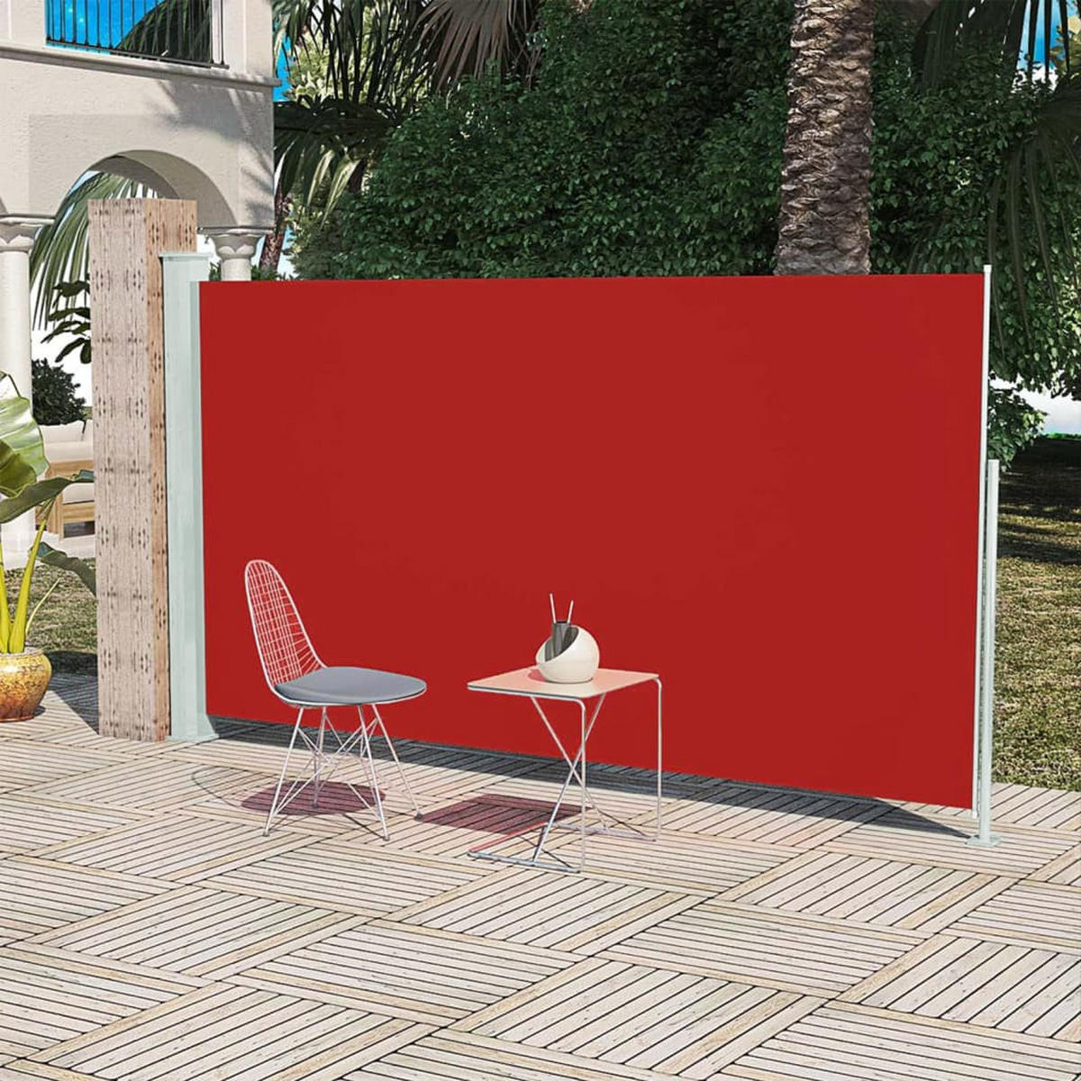 SEITENMARKISE 160x300 cm Rot - Rot, Textil (300/160/300cm) - furnicato