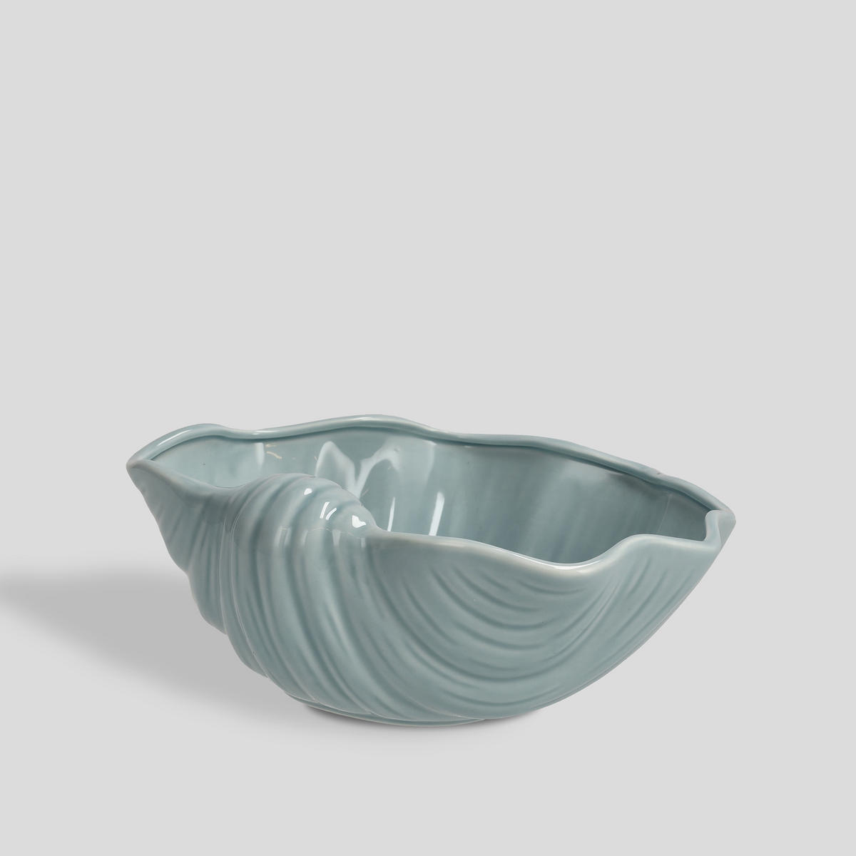 SERVIERSCHÜSSEL Musle - Hellblau, Keramik (18.7/8.5/22cm) - home&you