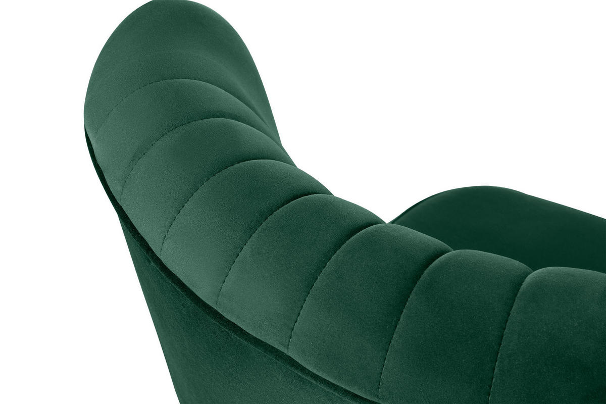 COCKTAILSESSEL DUCO auf hohen Beinen, Dunkelgrün/Schwarz - Dunkelgrün/Schwarz, Holz/Textil (63/89/65cm) - KONSIMO®