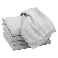 REINIGUNGSTÜCHER, 5er-Set, 40x60 cm, 80% Polyester, 20% Polyamid, Grau - Silberfarben, Textil (40/60cm) - Zollner