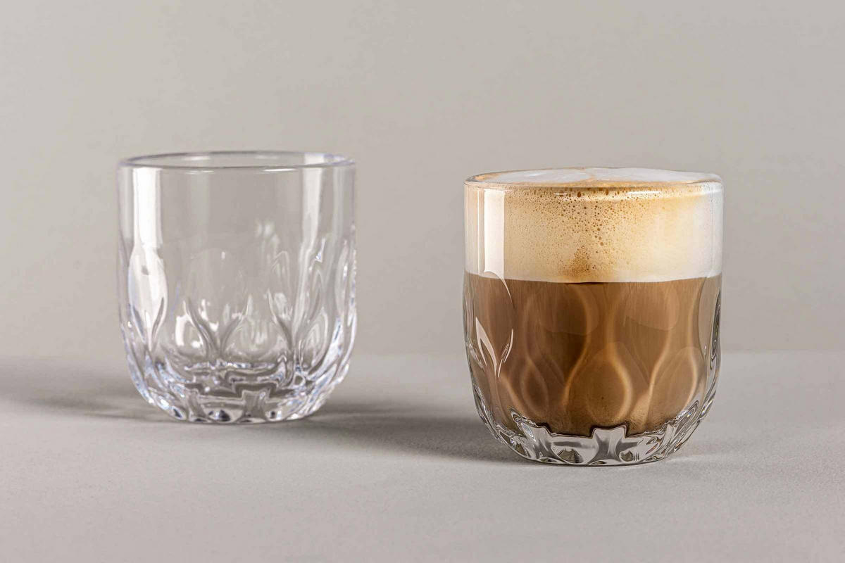 KAFFEEGLÄSER (3) Gocce transparent 220 ml 6er Set - Transparent, Glas (7.6/8.5/7.6cm) - Leonardo Living