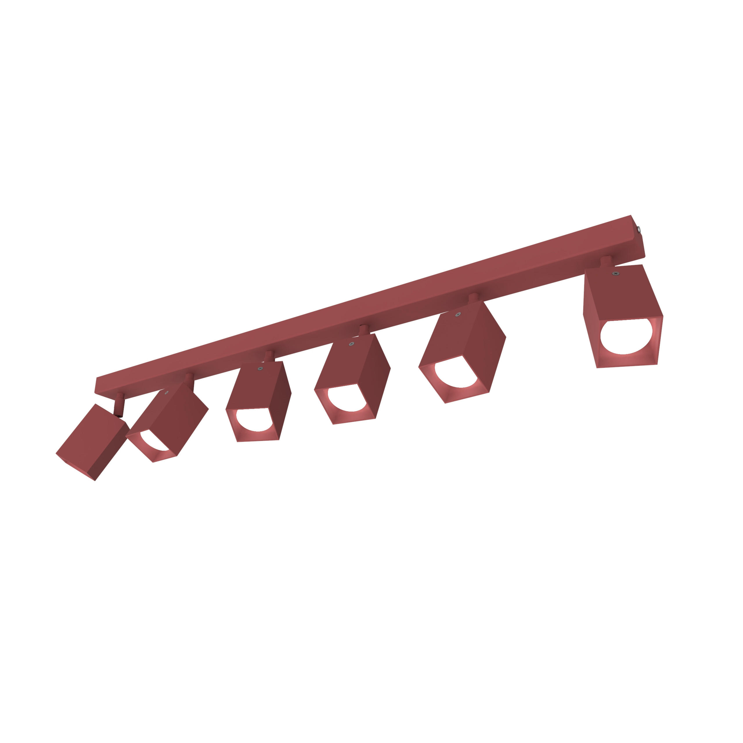 Lumicom Deckenleuchte Rot 90x18x6 cm