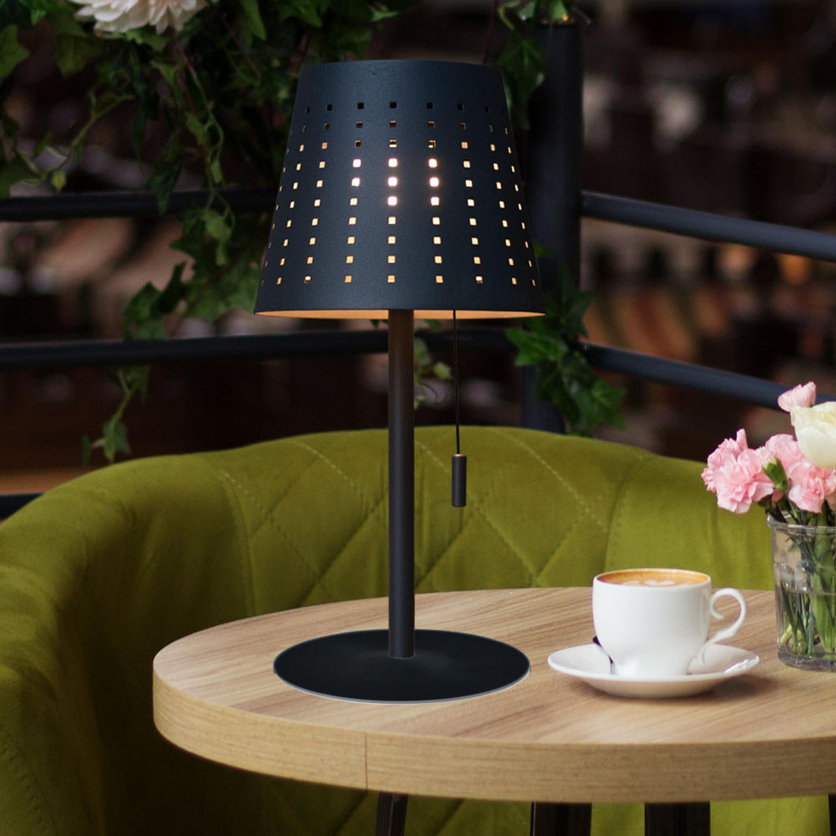 LED AUSSENLEUCHTE Mandy Metall Anthrazit - Anthrazit, Metall (14/14/30cm)