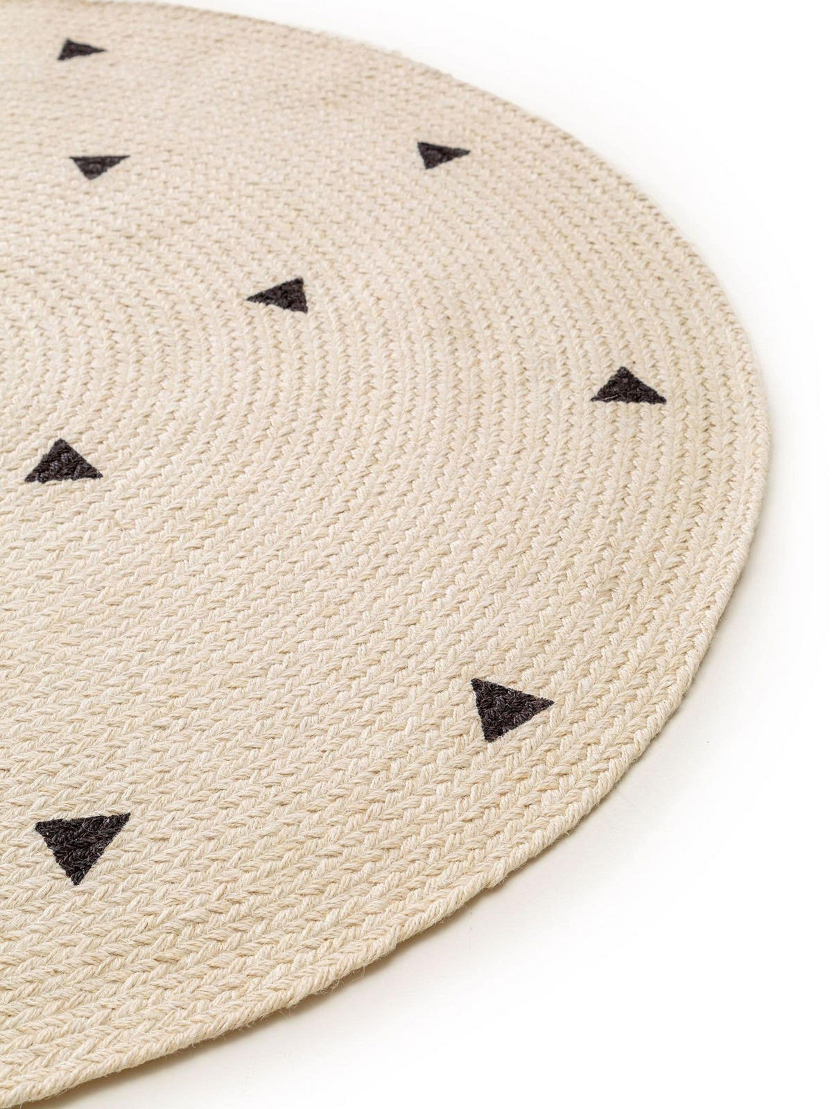 KINDERTEPPICH Pippa Cream ø 160 cm rund - Beige, Naturmaterialen (160/1cm) - KUNSTLOFT