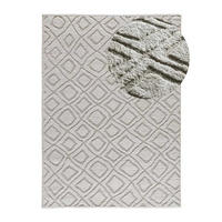 WEBTEPPICH Grau Juno 126/190 cm - Hellgrau, Naturmaterialien/Textil (126/190cm) - Atticgo