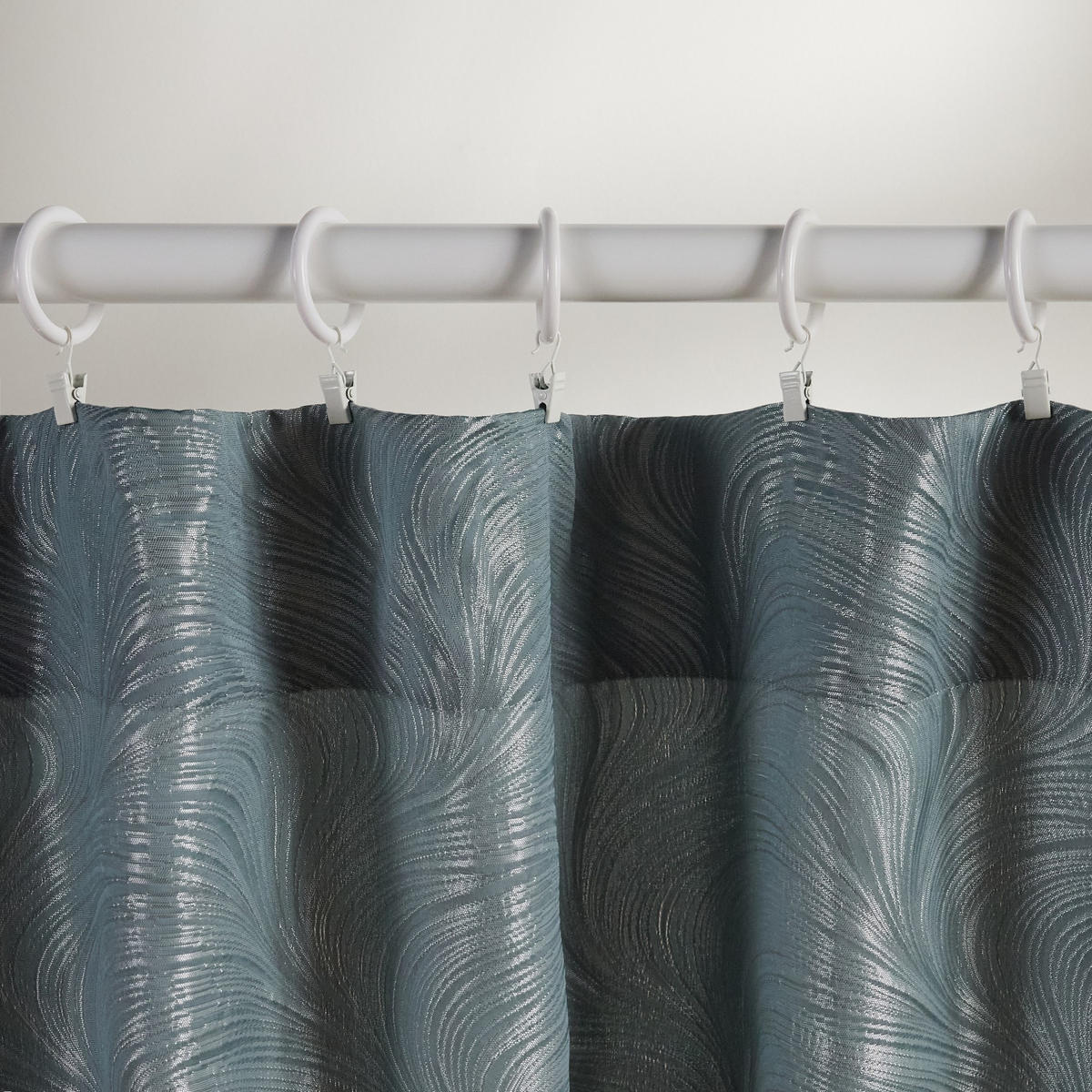 VORHANG Floah - Blau, Textil (140/1/250cm) - home&you