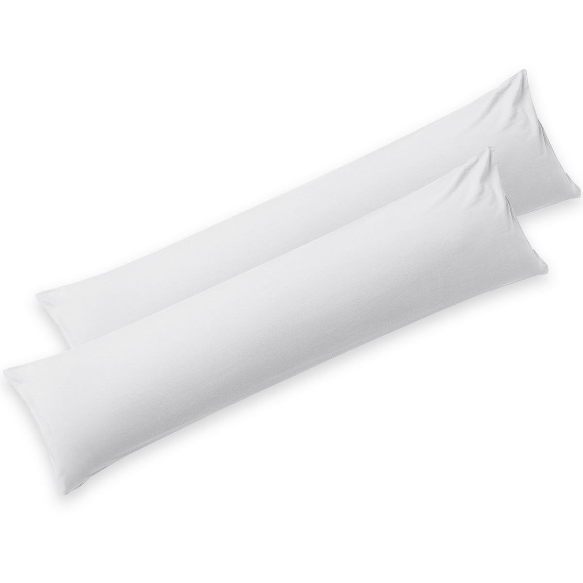 KISSENBEZUG Agneta 40/40 cm, 2er-Set, 100% Baumwolle, Weiß - Weiß, Textil (145/40cm) - Blumtal