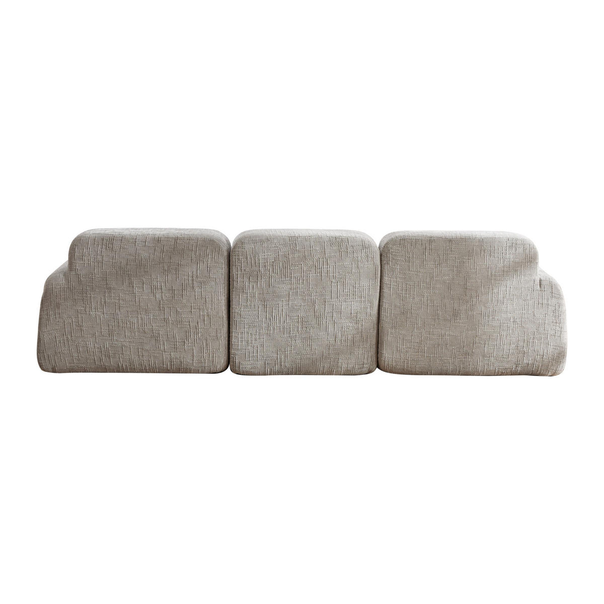 ECKSOFA 269.5/182.5/73 cm Grau mit beweglicher Fußhocker - Grau, Textil (182.5/269.5cm) - Oxeza