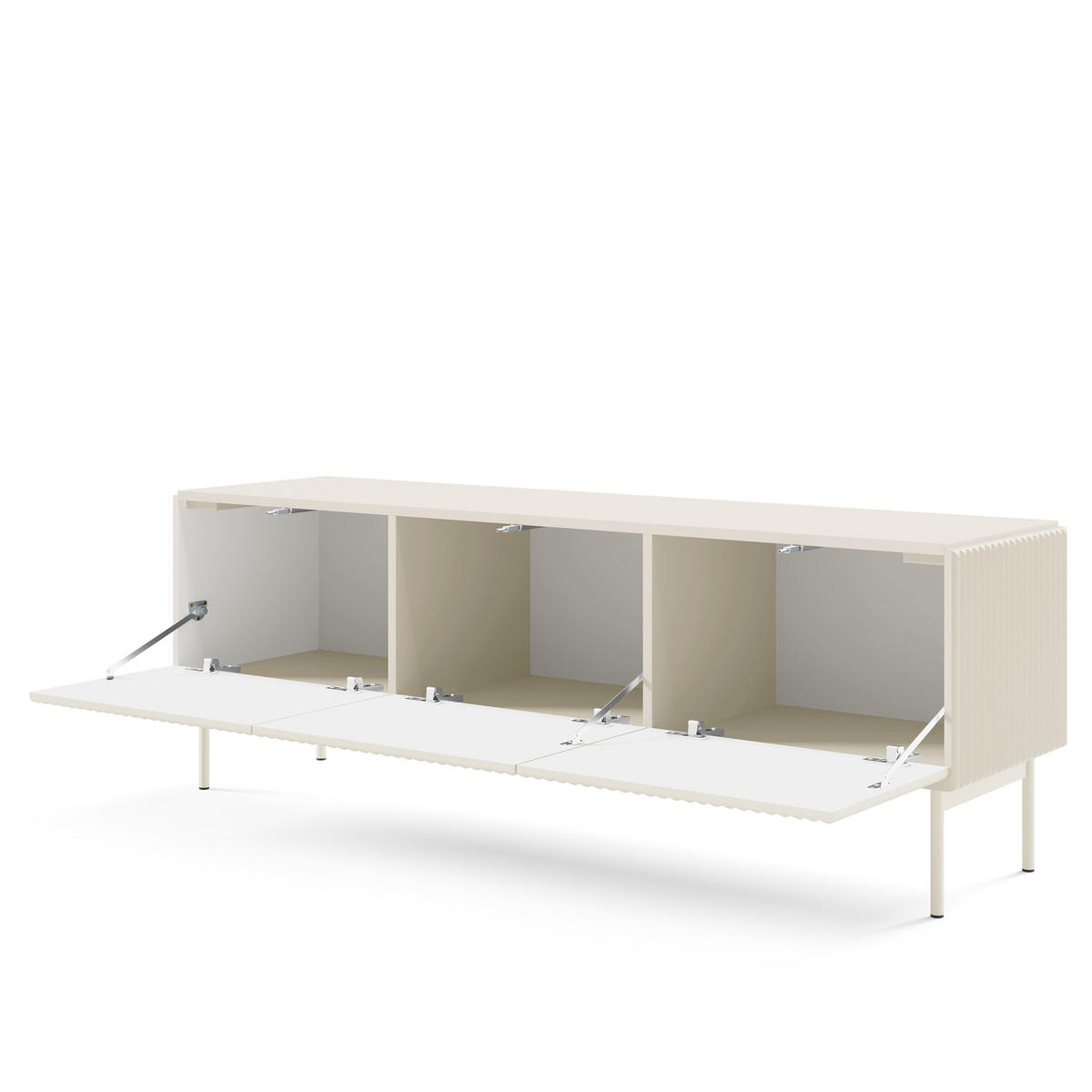 LOWBOARD TRATTO 147/51,2/39,8 cm, Kaschmir - Kaschmir, Holzwerkstoff (147/51.2/39.8cm) - MASSENO