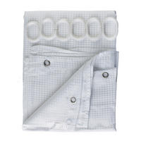 DUSCHVORHANG Zac Weiß 29/20/2.5 cm Textilien - Weiß, Textil (20/29cm) - Mondex