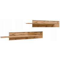 WANDREGAL CR3-POINT Wotan Eiche 2er-Set - Eiche Wotan, Holzwerkstoff (100.2/20/20.1cm)