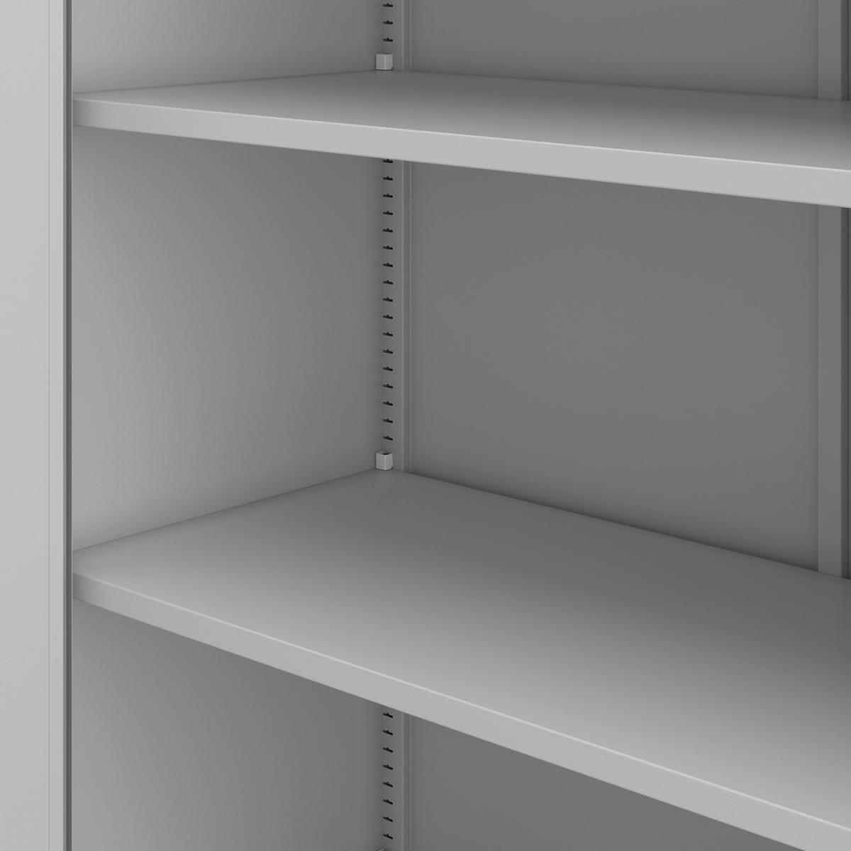 AKTENSCHRANK Jan II 220 - Grau, Metall (115/220/40cm) - Jan Nowak