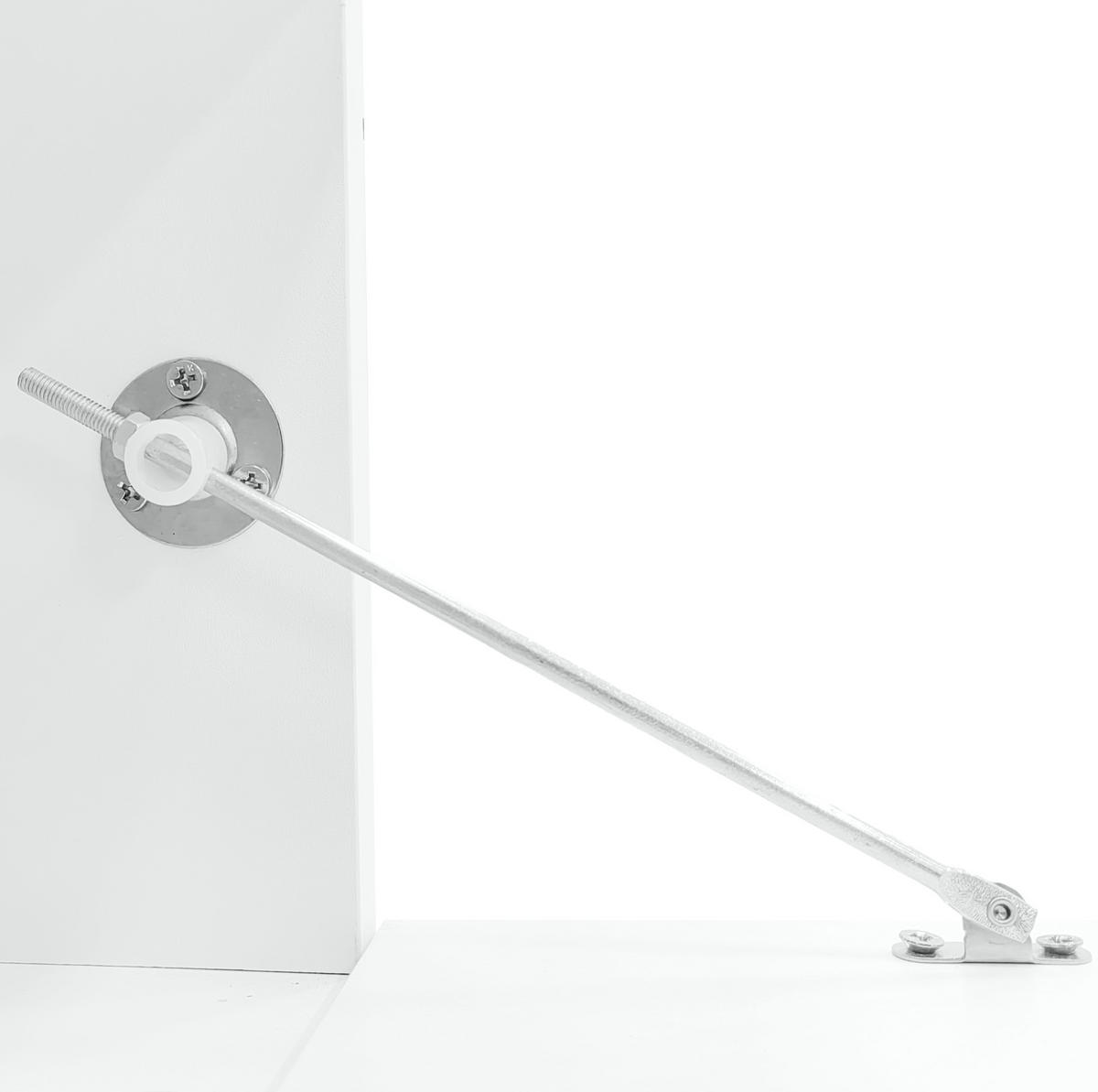 TV-ELEMENT Weiß: TV-Element 181/38/38 cm & Couchtisch 100/50/40,3 cm mit LED - Weiß, Holzwerkstoff (100/40/50cm) - Flora Grace