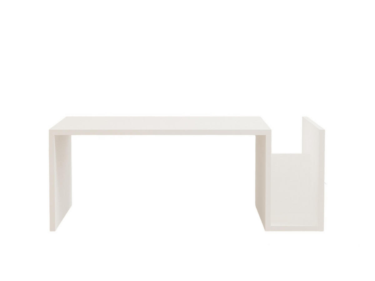 COUCHTISCH - memo 86,8/50/32,4 cm - Weiß, Holzwerkstoff (86.8/50/32.4cm) - Calicosy