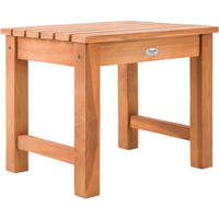 BEISTELLTISCH eckig 51/39/43 cm Holz Teak - Braun/Teakfarben, Holz (39/51/43cm) - CLP