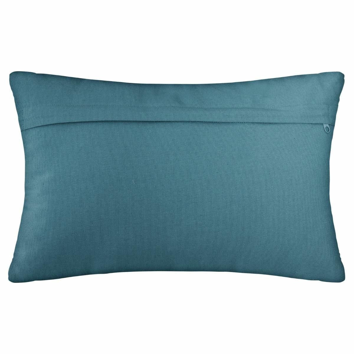 ZIERKISSEN 30/50 cm - Blau, Naturmaterialien (30/50cm) - Atmosphera Createur d´interieur