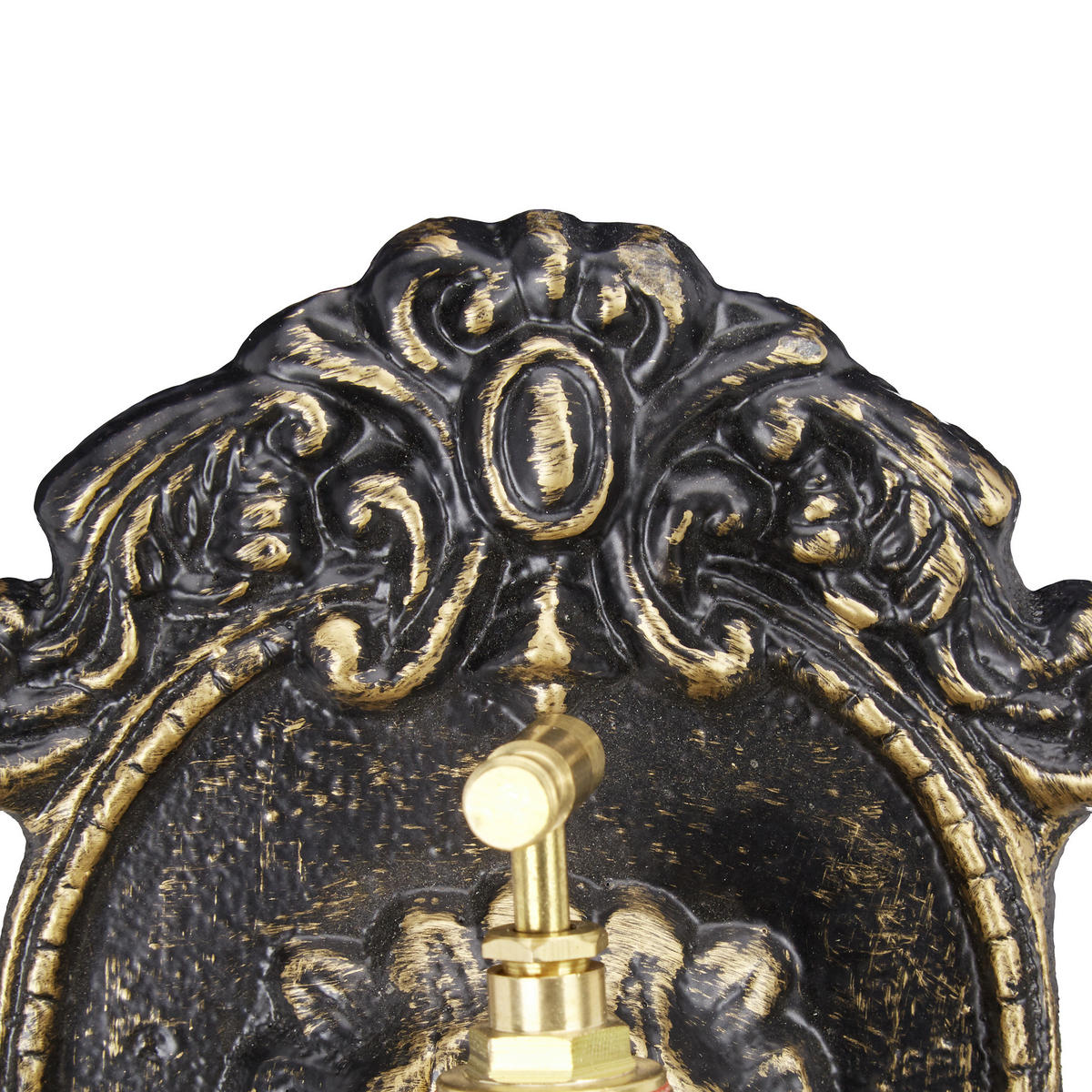 WANDBRUNNEN - Braun, Metall (13/24.5/40cm) - Relaxdays