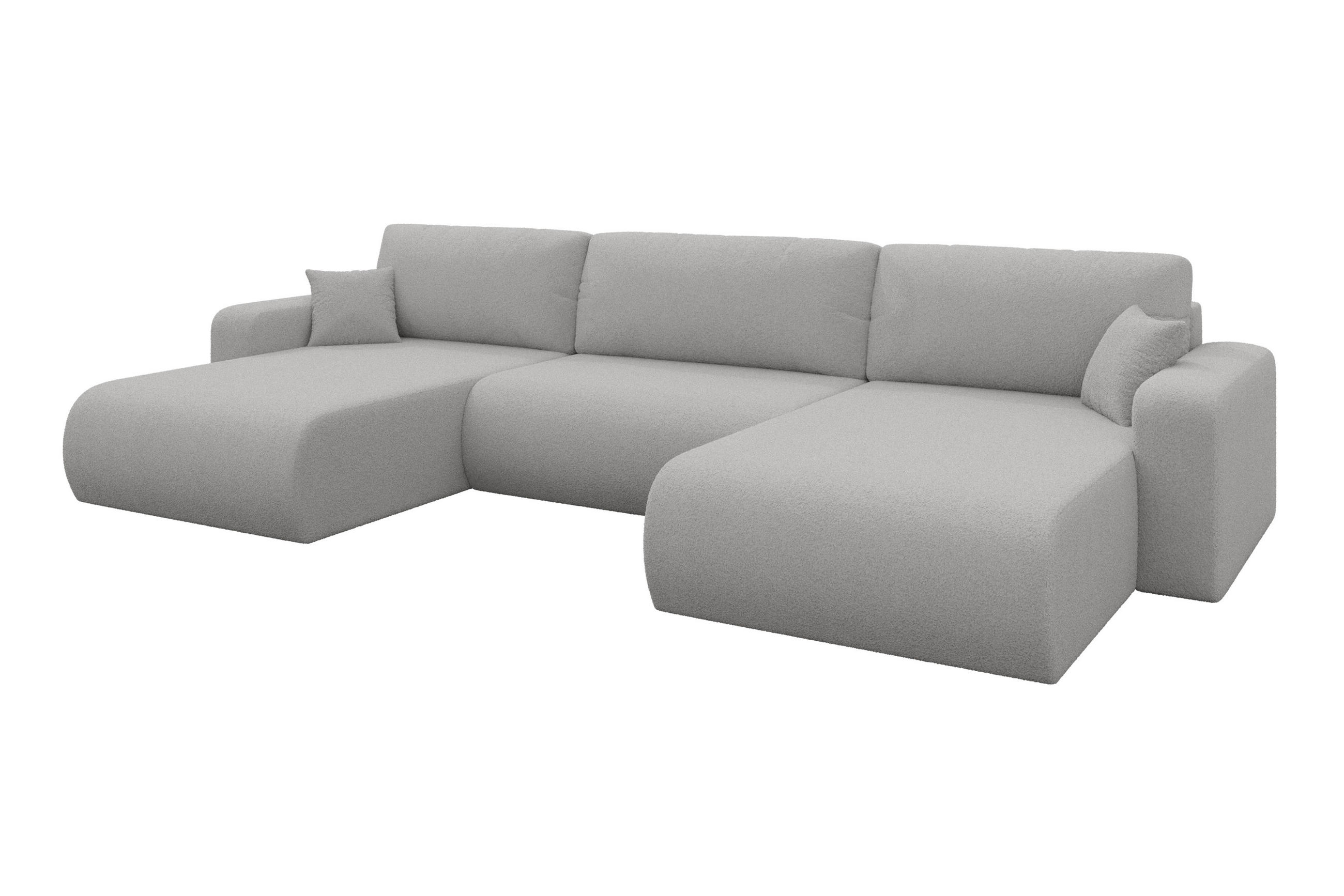 Altdecor Wohnlandschaft Silber 377x88x193 cm