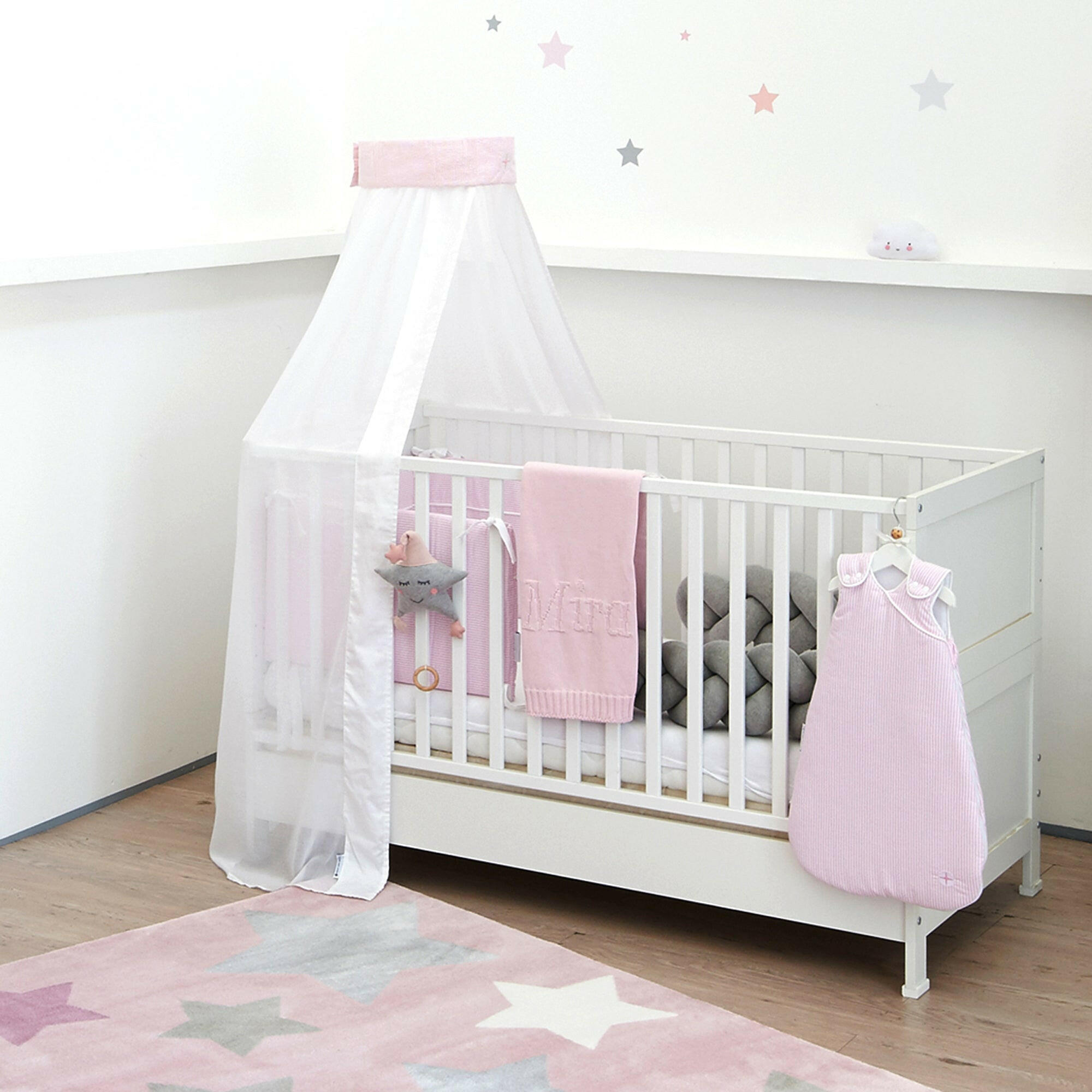 Thumbnail - nordic coast company Babyschlafsack, Rosa, Textil, 50x90 cm, Schlafen, Babybett-Ausstattung, Babyschlafsack