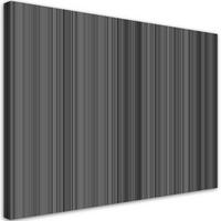 WANDBILD eine dünne linie zwischen liebe und hass - Grau, Textil (60/40cm) - Feeby