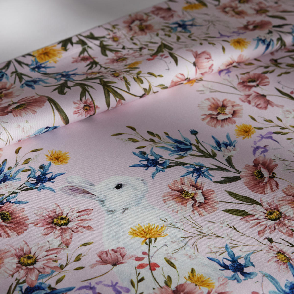 TISCHDECKE Sirsobunny - Rosa, Textil (80/80/1cm) - home&you