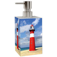 SEIFENSPENDER Leuchtturm - Blau, Kunststoff (7/15/7cm) - Sanilo