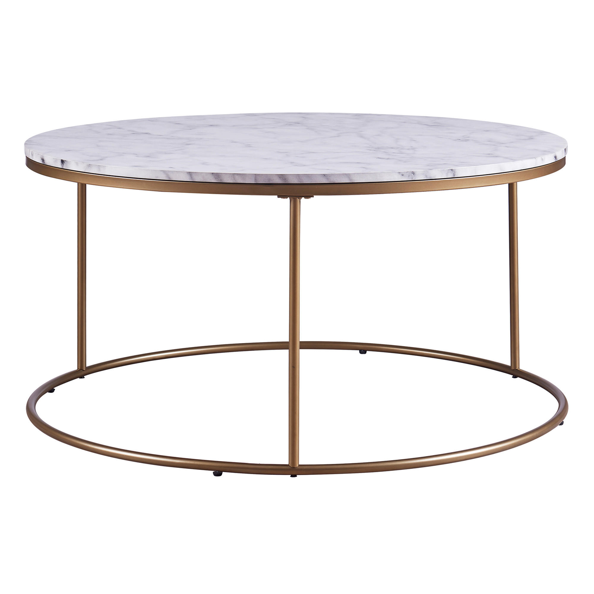 Teamson Home Couchtisch Messing 91.4x45.7x45.7 cm
