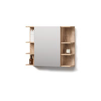 BADSPIEGELSCHRANK Fucino Sonoma 79.6 x 64 cm - Sonoma Eiche, Holzwerkstoff (79.6/64/21.2cm) - Livinity®