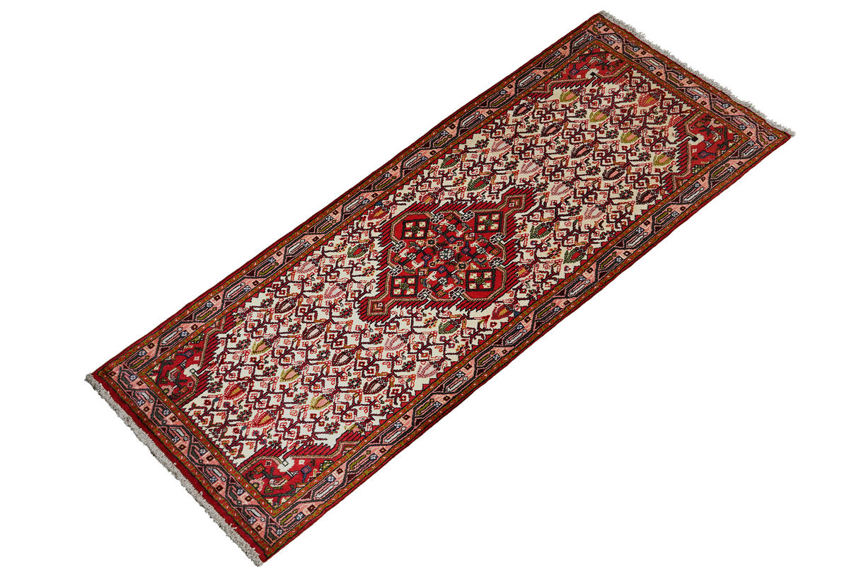 TEPPICH Assadabad Mehrfarbig 192/80 cm Schurwolle - Multicolor, Textil (80/192cm) - Looma