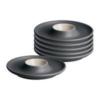 EIERTELLER Jasper grau ø 12 cm 6er Set - Grau, Keramik (12/2.5/12cm) - Ritzenhoff Breker