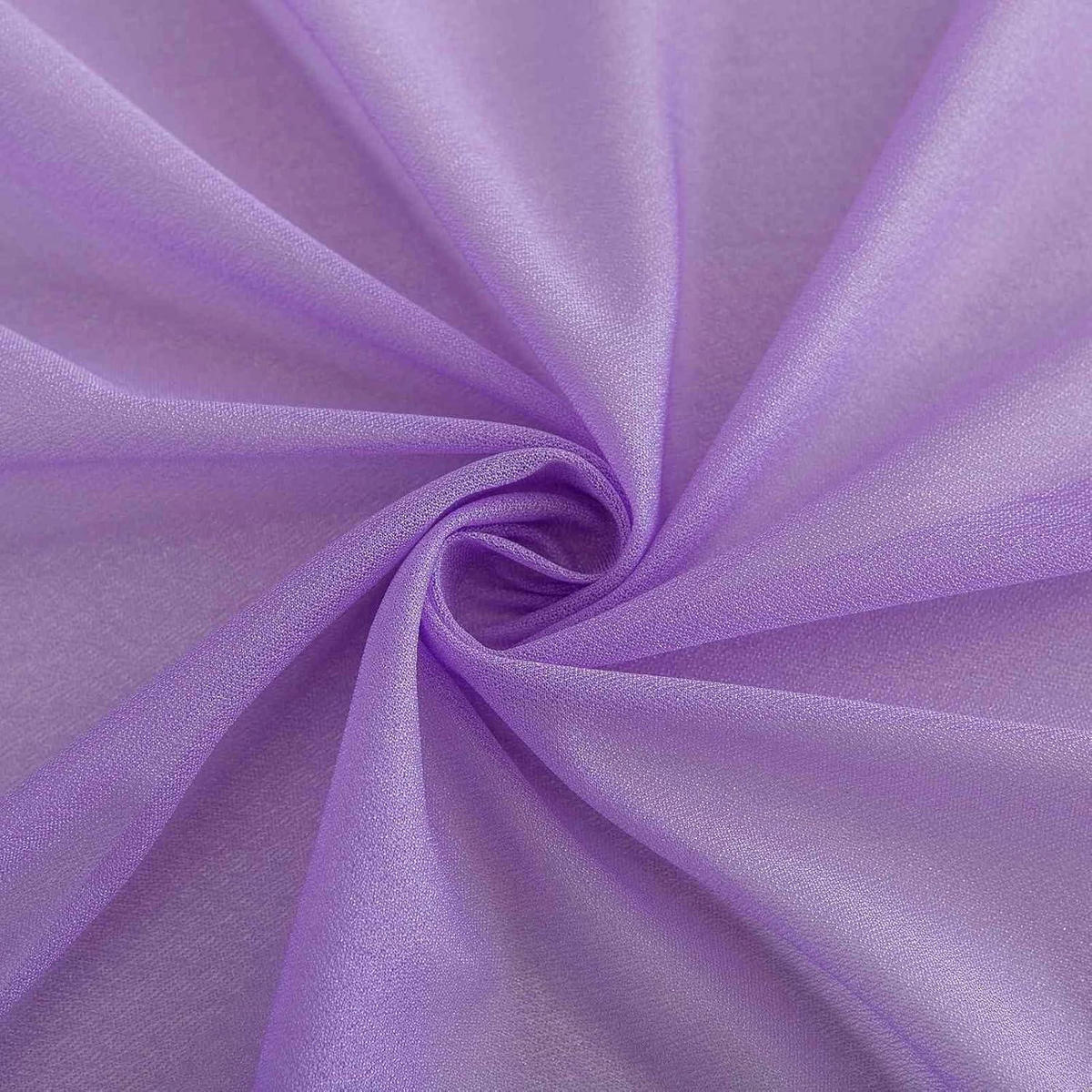 TISCHLÄUFER Chiffon Lila 70 x 400 cm - Lila, Textil (70/4/1.5cm)
