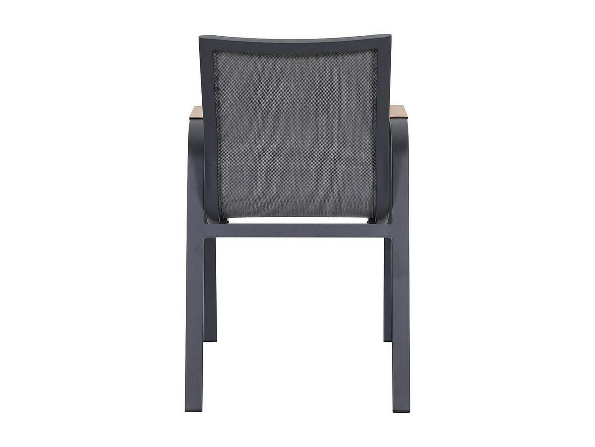 GARTENSTUHL - 2 Personen - metall - anthrazitgrau Zeyva - Anthrazit, Metall (52/86.5/65cm) - Vente-Unique