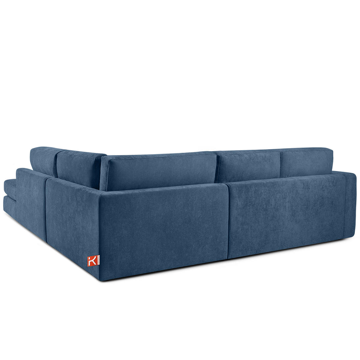 ECKSOFA rechts VERUS - Dunkelblau, Holz/Holzwerkstoff (297/248cm) - KONSIMO®