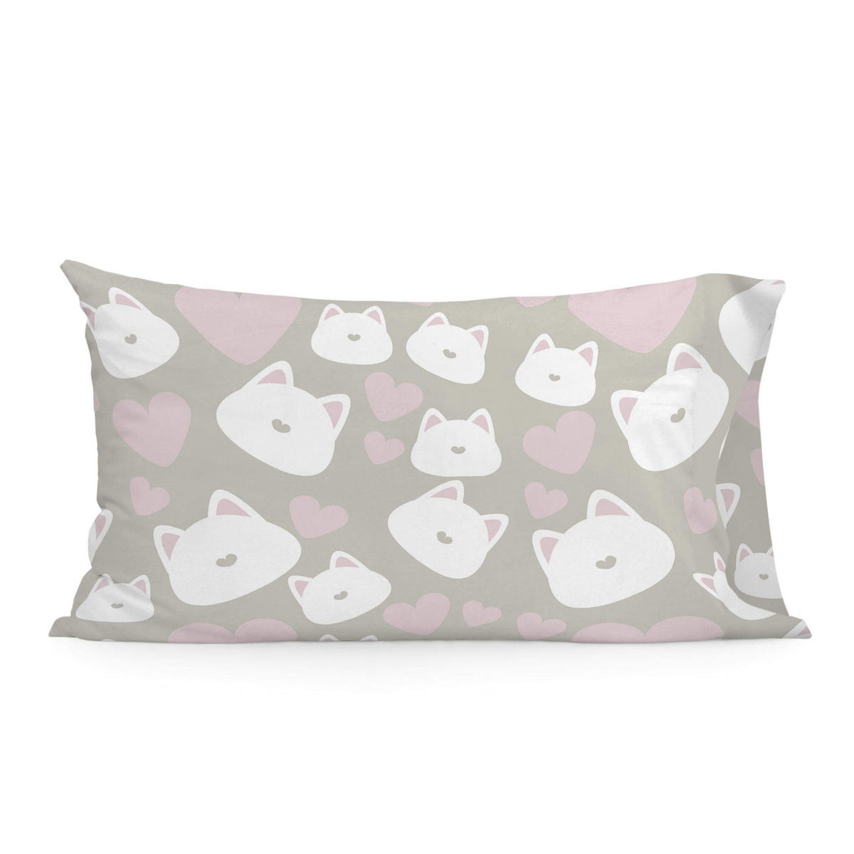 KISSENBEZUG kitty 50x75 cm mehrfarbig - Multicolor, Textil (50/75cm) - Happy Friday