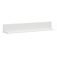 WANDREGAL FARGE ABS-Kanten, weiß - Weiß, Holz (160/23/20cm) - KONSIMO®