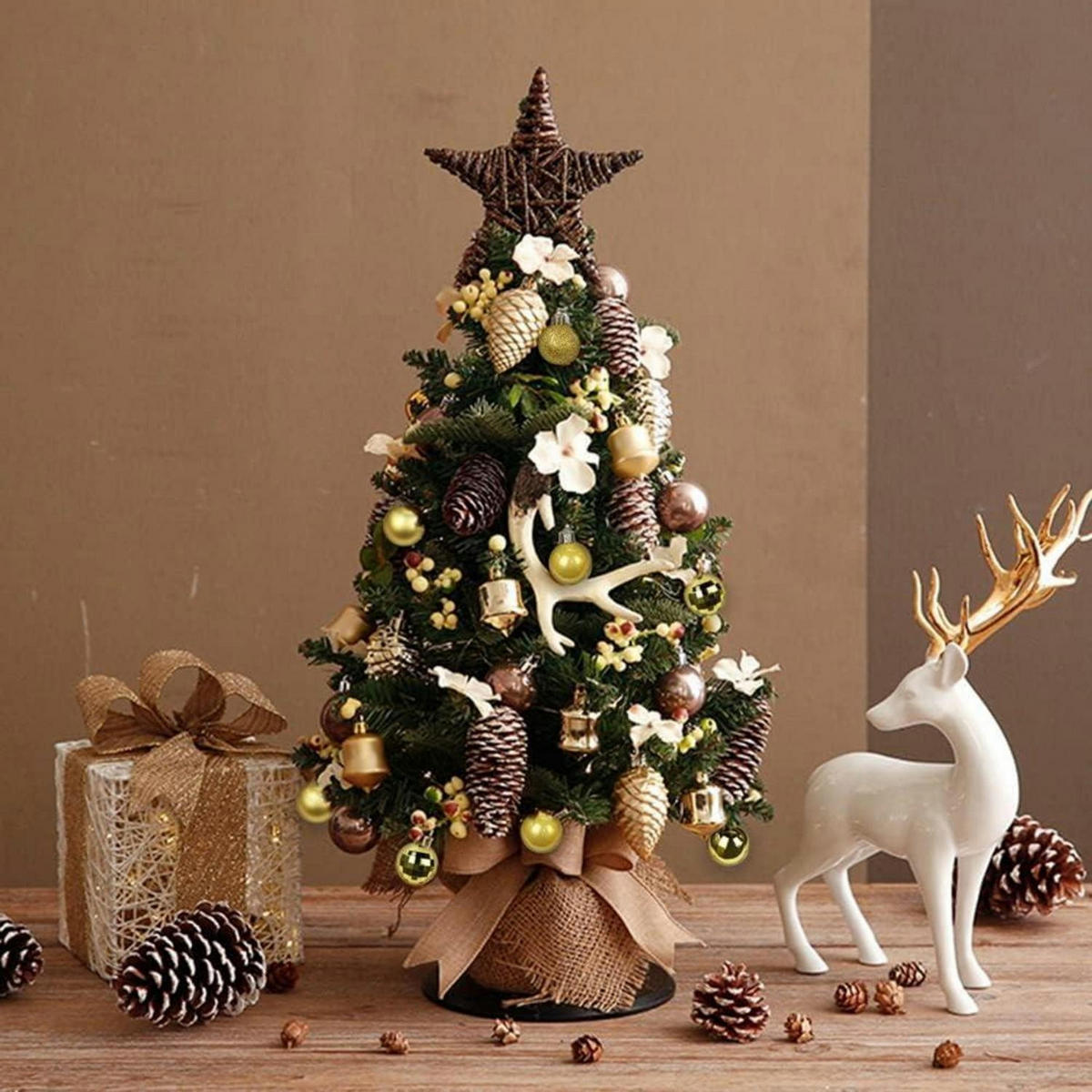 WEIHNACHTSKUGELN 40 Stück Gold 4 cm - Multicolor, Kunststoff (4/4/4cm)