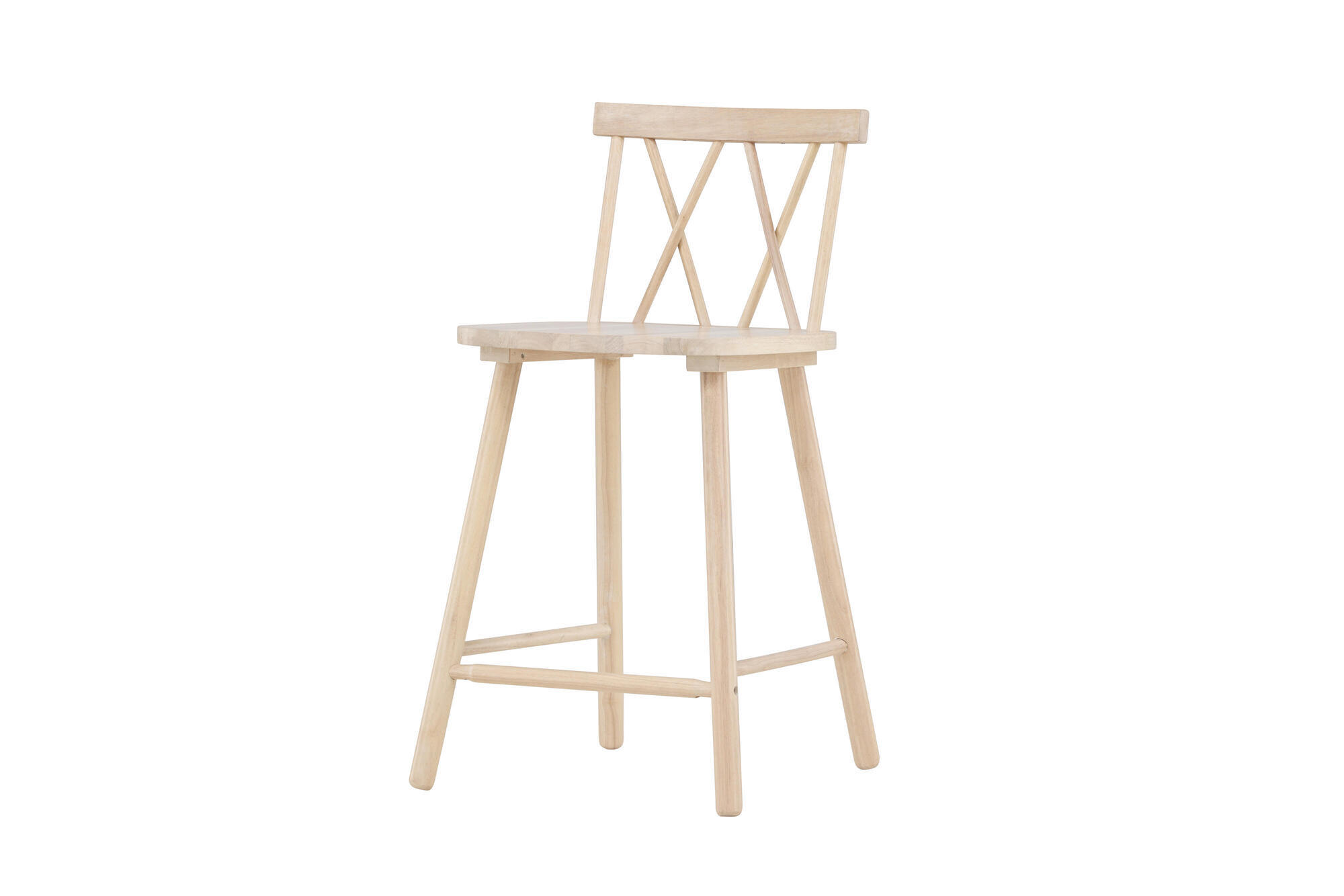 BARHOCKER MOLLOSTROM Beige 43x44x90 cm - Beige, Holz (43/90/44cm) - FURNLUX