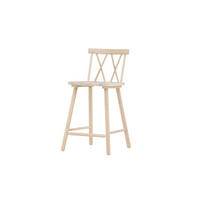 BARHOCKER MOLLOSTROM Beige 43x44x90 cm - Beige, Holz (43/90/44cm) - FURNLUX