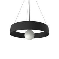 HÄNGELEUCHTE - Schwarz, Metall (40/40/6cm) - Lumicom