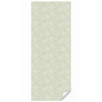 TAPETE - Gelassenheit - Blumen - Grün - 120x300 cm - Salbeigrün, Papier (120/300cm) - OnlyWow