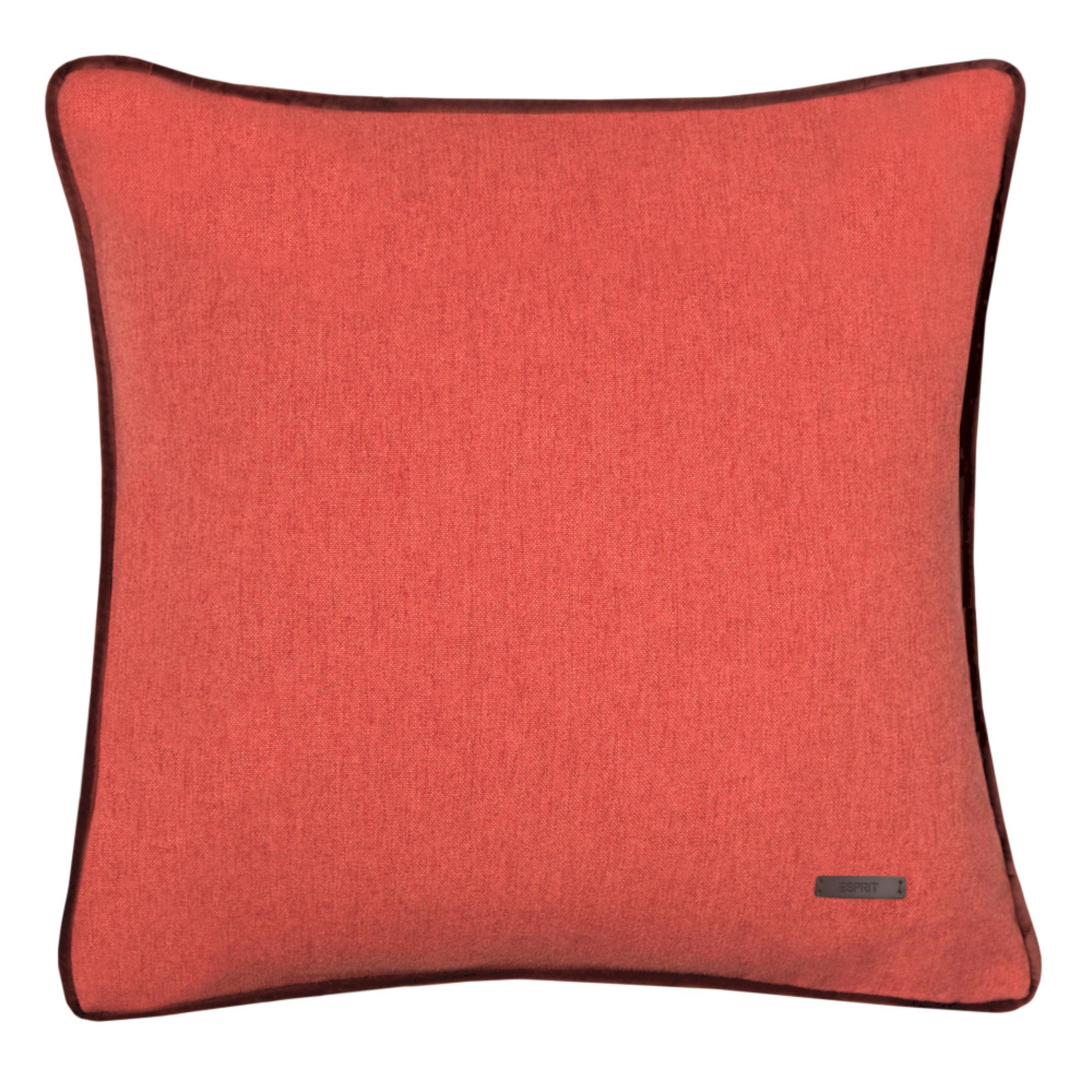 ZIERKISSENHÜLLE HARP - Rot, Textil (40/40cm) - Esprit