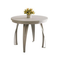 ESSTISCH LUGOS ausziehbar Ø 100Kaschmir - Kaschmir, Holzwerkstoff (100/100/77cm) - Compleo24