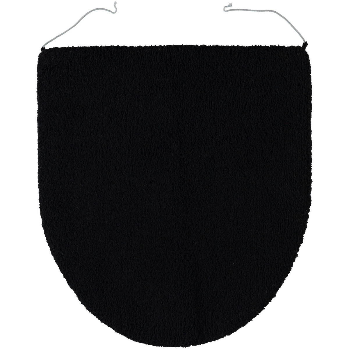 BADTEPPICHE SQUARE SCHWARZ - 15 - Schwarz, Textil (45/50cm) - Rhomtuft