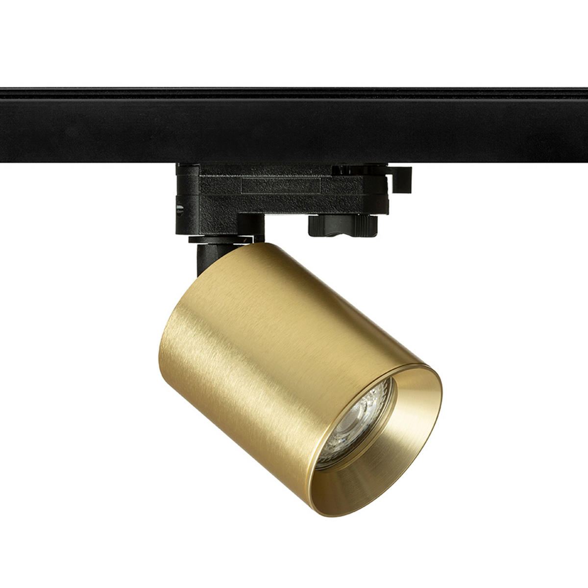 DECKENLEUCHTE DARIO Gebürstes Messing 9 W - Goldfarben, Metall (7/7/13cm) - Rendl