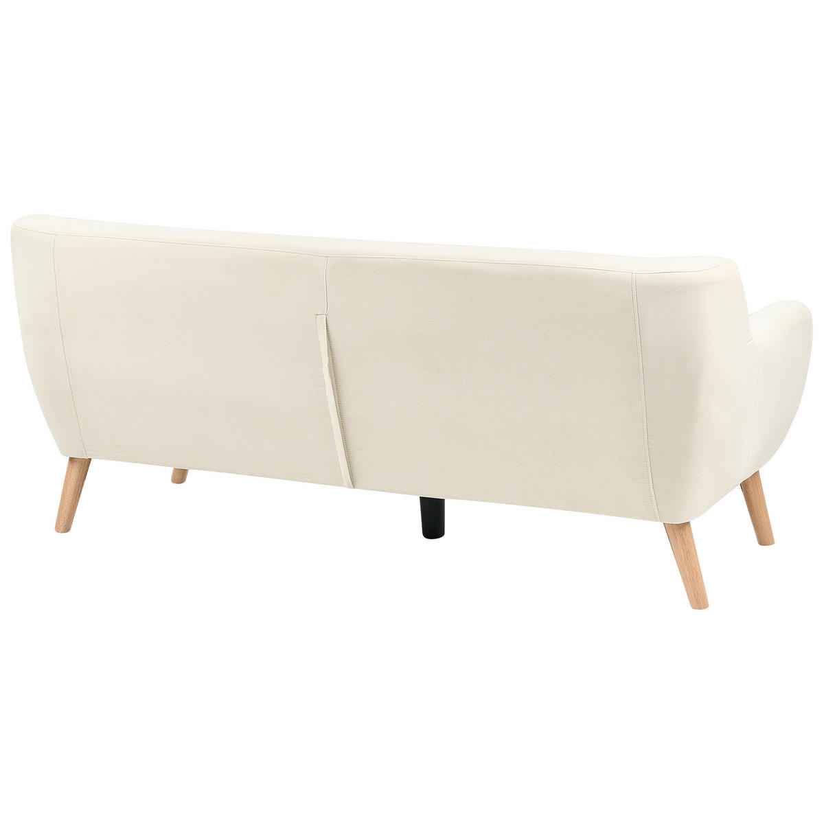 3-SITZER-SOFA hellbeige/hellbraun Motala - Hellbraun/Beige, Textil (182/76/83cm) - Beliani