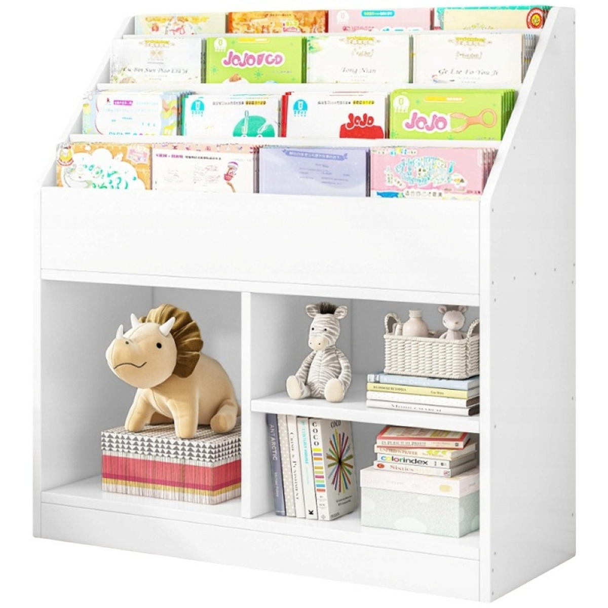 REGAL weiß 80/90/30 - Weiß, Holzwerkstoff (80/90/30cm)