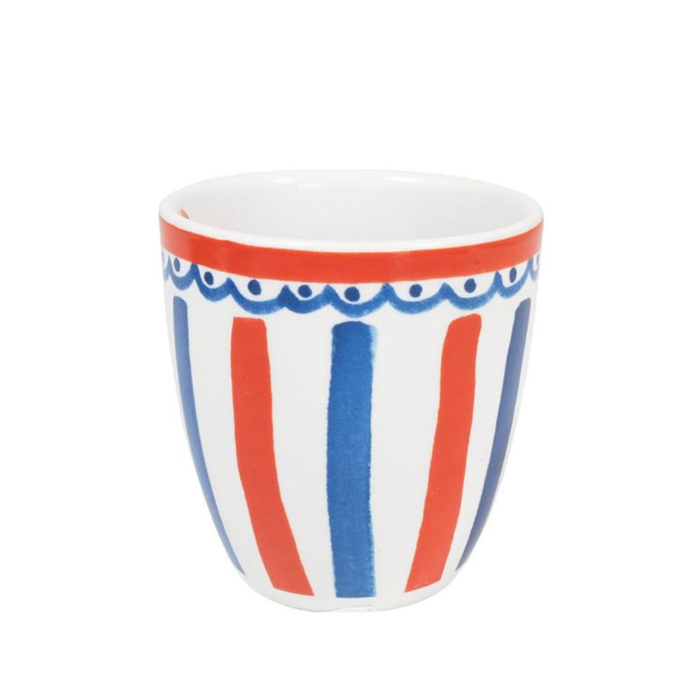 MINI-BECHER Streifen Hollands Glorie in Bunt - 200 ml - Multicolor, Keramik (0.2L) - Blond Amsterdam