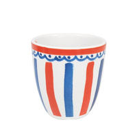 MINI-BECHER Streifen Hollands Glorie in Bunt - 200 ml - Multicolor, Keramik (0.2L) - Blond Amsterdam